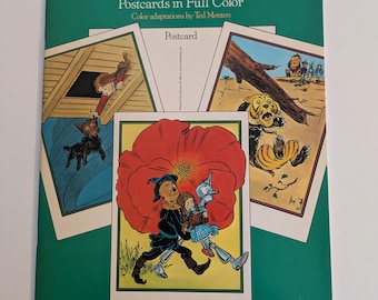 Wizard of Oz Postcards in Full Color WW Denslow 1986