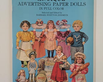 Antique Advertising Paper Dolls in Full Color 1981