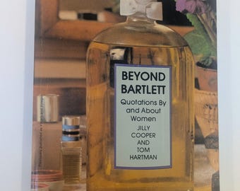 Vintage "Beyond Bartlett" Quotations by Women, 1983 Soft Cover Book