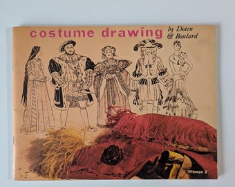 Costume Drawing by Doten & Boulard 1956