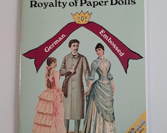 Vintage The Royalty Of Paper Dolls German Marta K. Krebs Bonus 4 Dolls