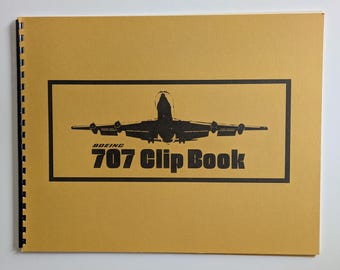 Boeing 707 Clip Art Book Vintage Advertising and Promotion
