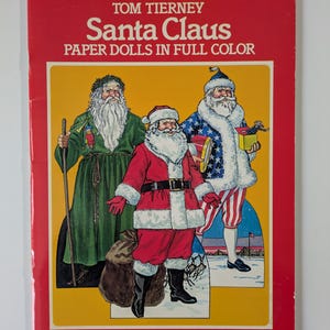 Tom Tierney Santa Claus Paper Dolls in Full Color