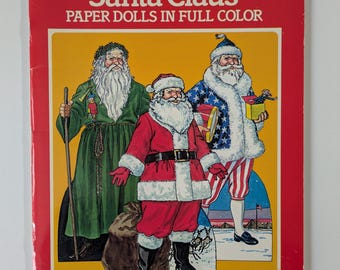 Tom Tierney Santa Claus Paper Dolls in Full Color