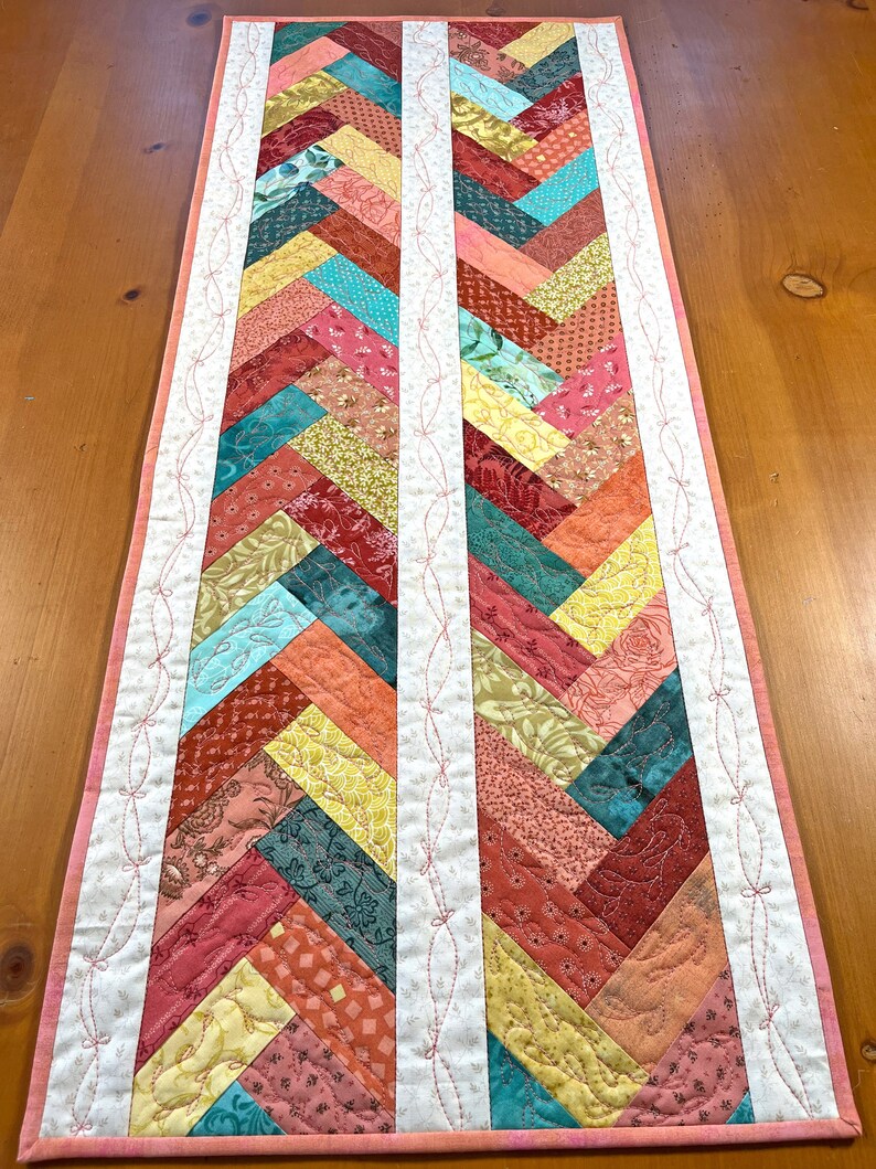 Table Runner Quilted Handmade Gifts Home Decor Table Linen image 6