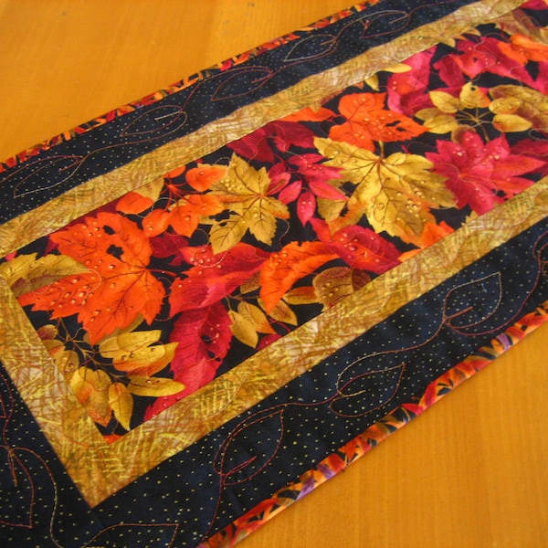 Autumn Leaves Table Runner