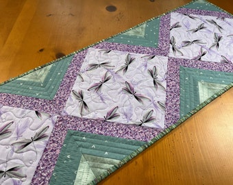 Table Runner Dragonfly Spring Handmade Home Decor Mother's Day Gift