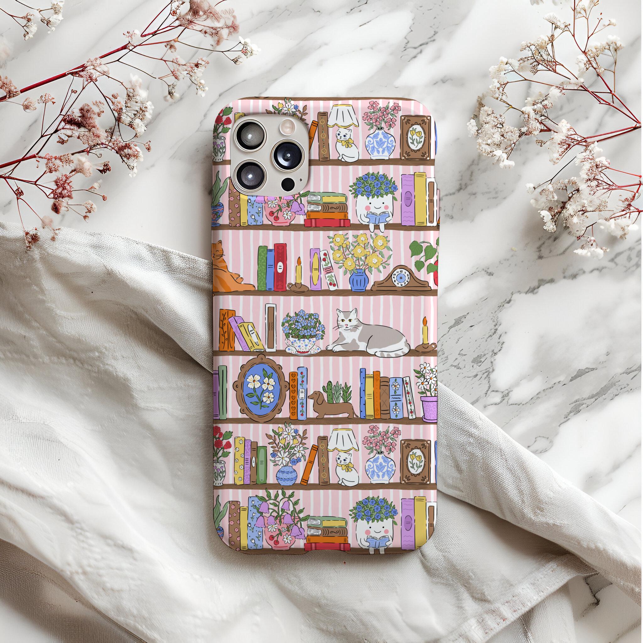 Book Case Seamless Repeat Pattern Hand Drawn Scrapbooking PNG Reading ...