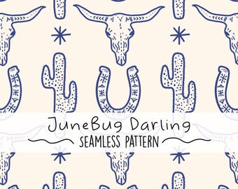 Boho Western Aztec Seamless Repeat Pattern Hand Drawn Digital Art Southwestern PNG Digital Pattern Biho Design Cowboy Pattern Sublimation