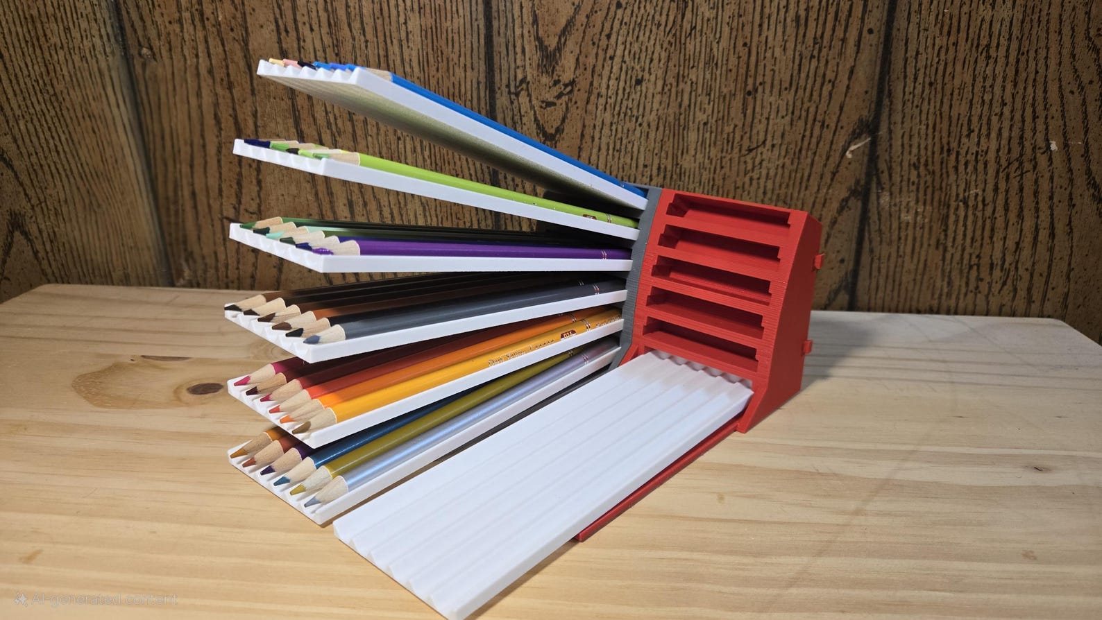 Pen Cal Rack Modular Colored Pencil Rack - Etsy
