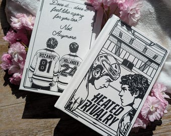 Rivalidad acalorada de Rachel Reid – Tapa dura reencuadernada a medida / Edición de coleccionista hecha a mano
