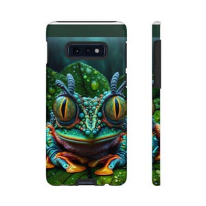 Frog Samsung Galaxy Tough Case, Gen-Y Frog-telefoonhoes, uniek dierenvriendcadeau, beschermende smartphonehoes, schattig technisch accessoire amfibie