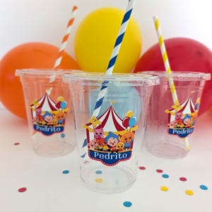 Bicchieri per compleanno Plim Plim / Bicchieri per feste Plim Plim / Articoli per compleanni, bomboniere a tema Plim Plim - Bicchieri per feste personalizzati