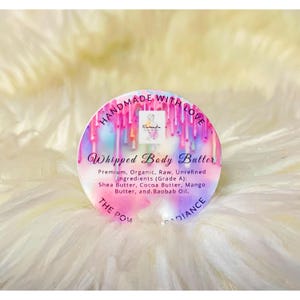 Sample: Premium Organic Raw Unrefined African Whipped Body Butters