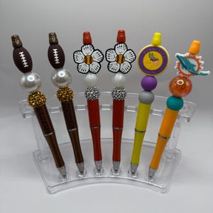 Sport Focal Beaded Pens | Softball | Football/Football Teams |