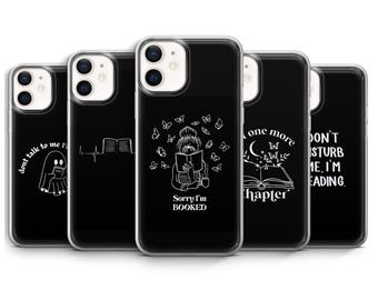 Bookish Phone Case Book girl Book Lover cover for iPhone 17, 16, 15, 14, 13, 12, 11, Samsung S25 Fe, S24, S23, S22, Pixel 10, 9 Pro XL, 8, 7