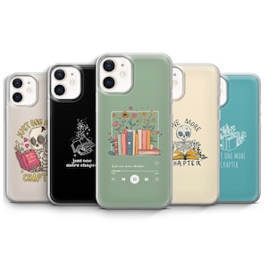 Custodia per telefono Book Lover Bookish Reading Solo un altro capitolo per iPhone 16e, 16, 15, Samsung S25 Fe, S24, S23, S22, Pixel 9 Pro, 8, 7