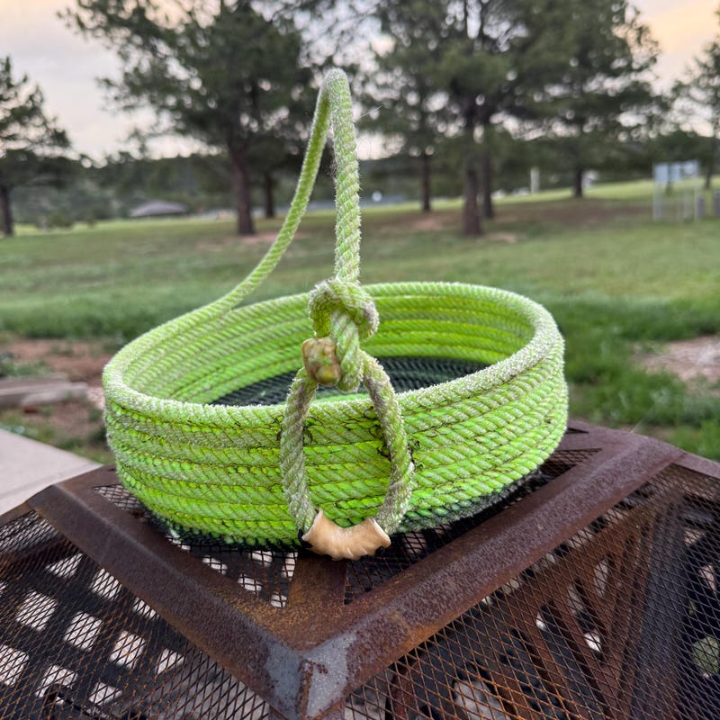 Lariat Rope Basket - Etsy