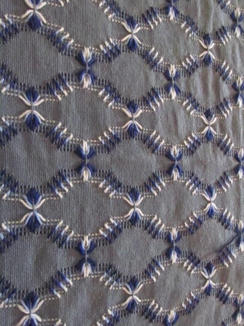 Denim Swedish Weave Lap Blanket Etsy