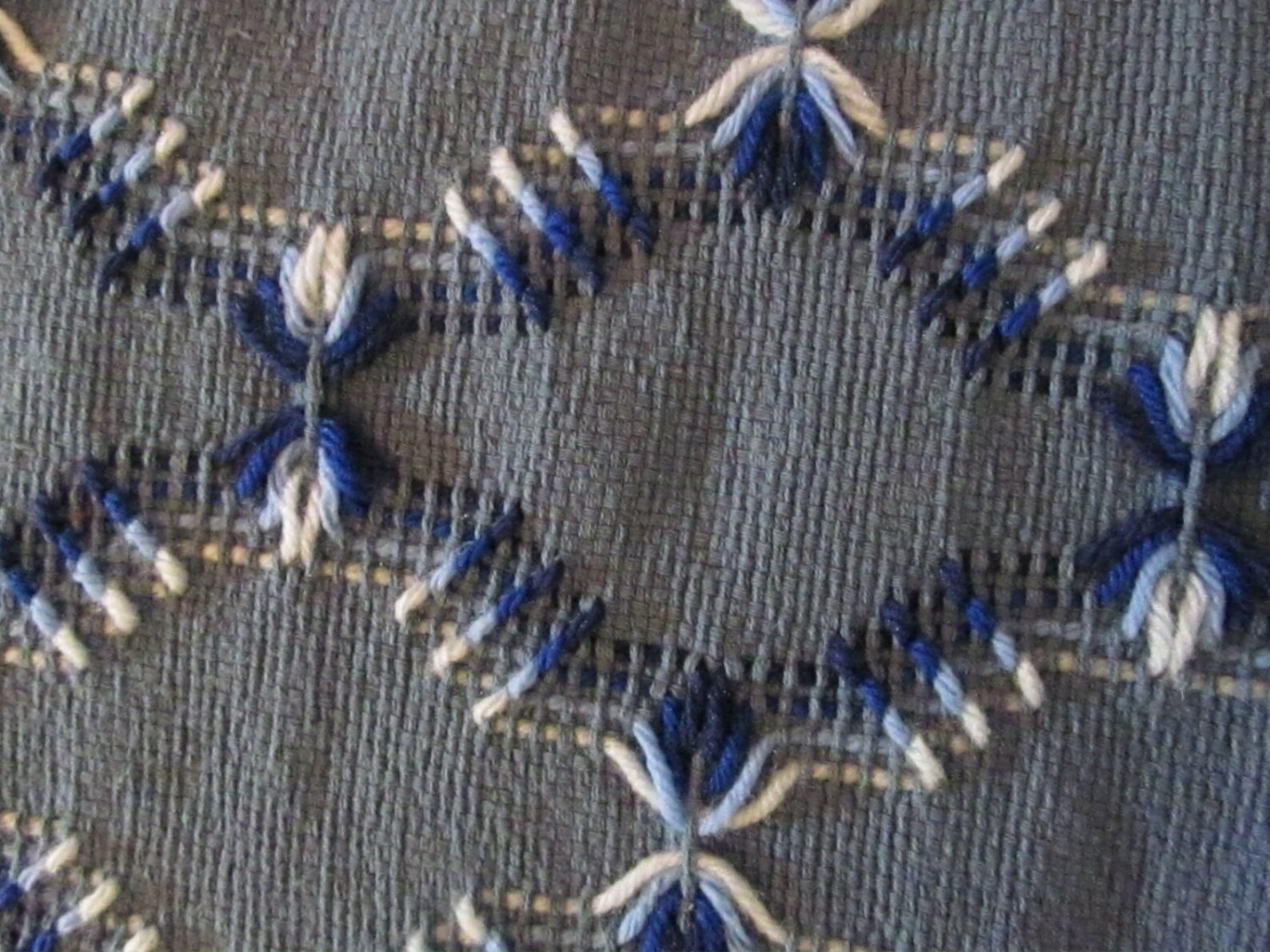 Denim Swedish Weave Lap Blanket Etsy