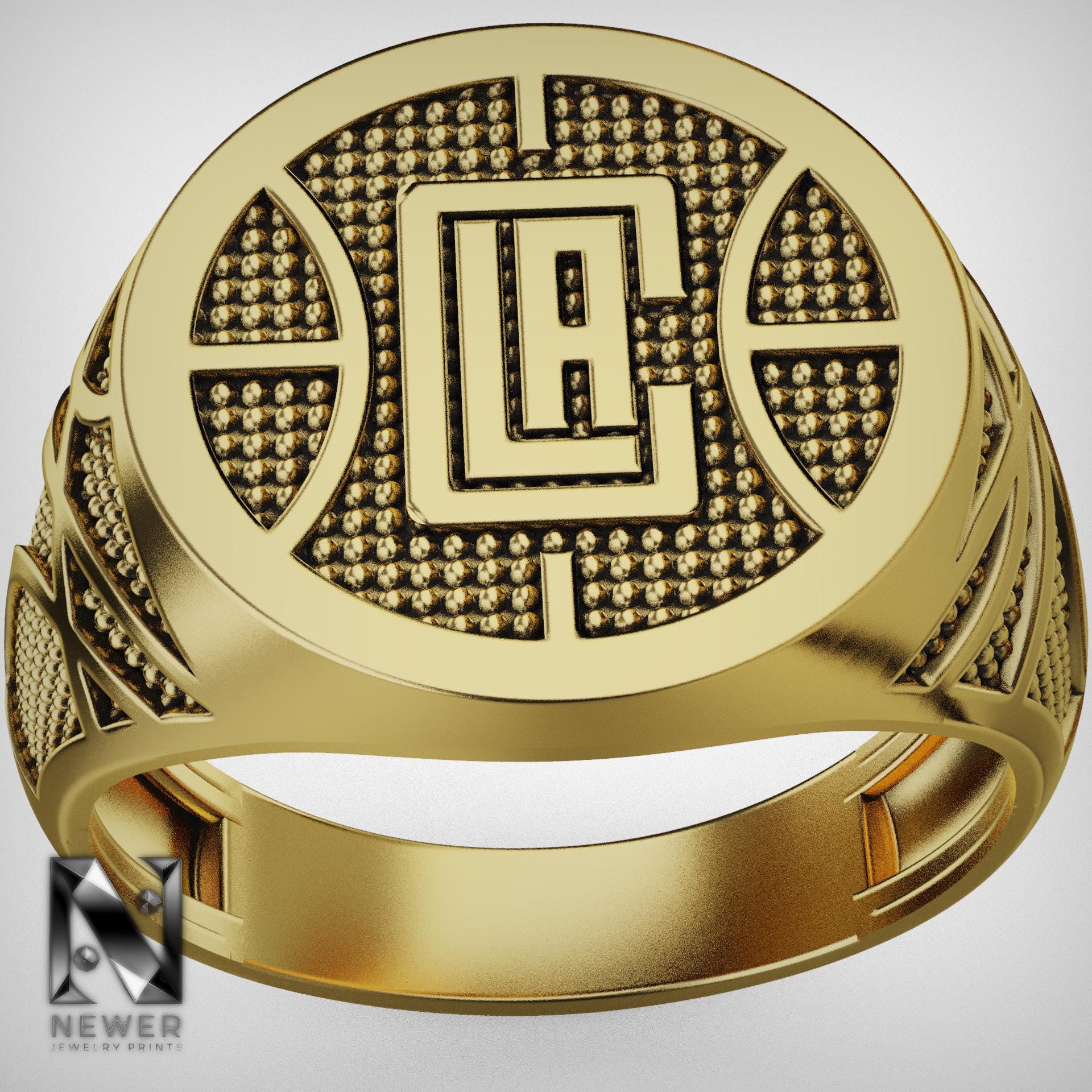 Custom 3D Printed Basketball Ring - Inspired by LA Team Spirit - Etsy