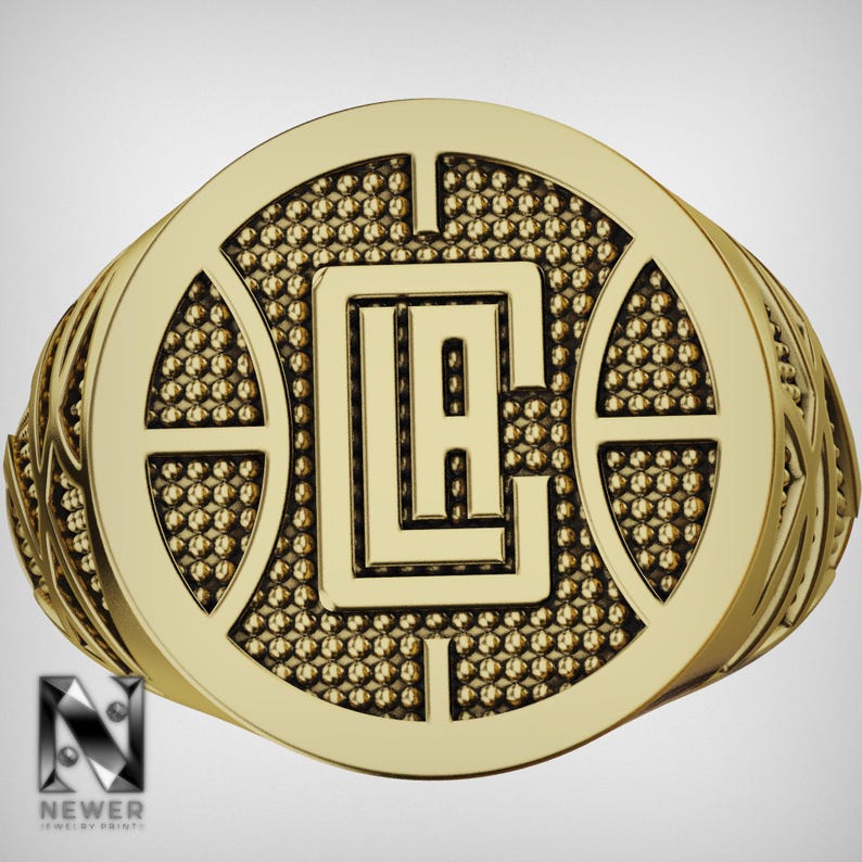 Custom 3D Printed Basketball Ring - Inspired by LA Team Spirit - Etsy