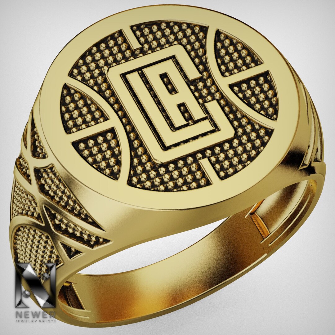 Custom 3D Printed Basketball Ring - Inspired by LA Team Spirit - Etsy