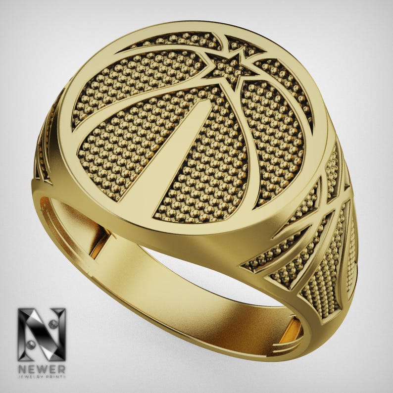 Custom 3D Printed Basketball Ring - Inspired by Washington Team Spirit ...