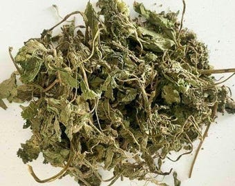 Foglie essiccate del Re delle Erbe - 100% naturali - Ageratum Conyzoides - 50 g Purificazione, fortuna e protezione - Erba sacra africana