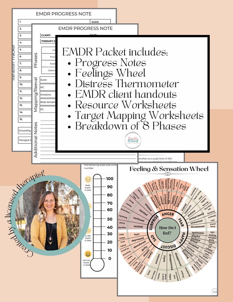 EMDR Packet for Clinicians - Etsy