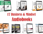 17 Business & Mindset Audiobooks + Ebooks Mega Bundle | Instant Digital Download
