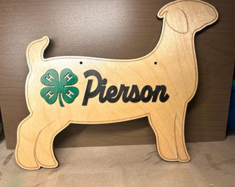 Personalized Wooden Stall Signs