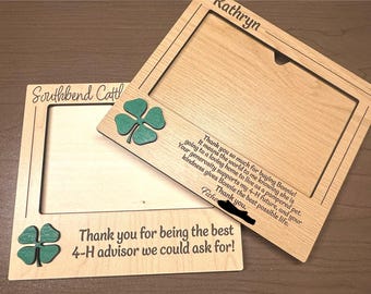 Personalized 4H Advisor Thank You Gift Frame