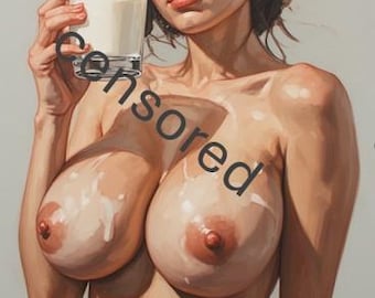 Minimalist Oil Paintings -12 x Nude Sexy Paintings | wall art | home decor | digital download | digital prints | personalized gift