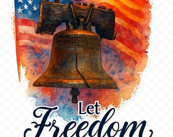 Que suene la libertad PNG / Campana de la libertad PNG / Patriótico