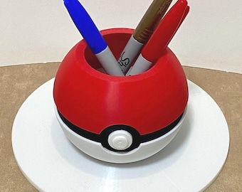 Pokeball Pen Cup