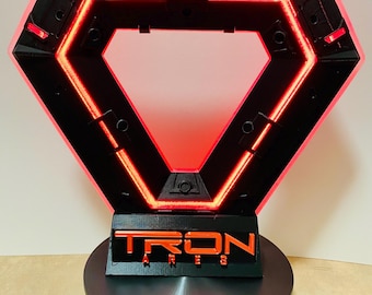 LED Tron Ares Identity Disc V2 / 3D printed
