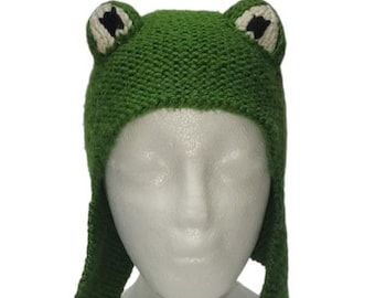 Frog Knitted Hat Pattern