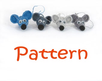 Crocheted Amigurumi Pattern - Cute Mouse