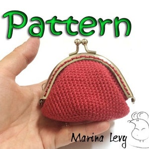Crocheted Coin Purse with frame - tutorial
