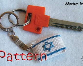 Pattern - Flag of Israel Amigurumi tutorial