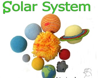 Solar System Amigurumi Crochet Pattern Set - All Planets PDF
