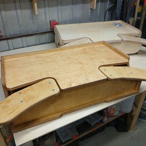 Werkbank tafelblad, horlogemakersbank, sieradenmaker gereedschap, werktafel multiplex