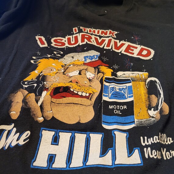 Vtg I Think I Survived the Hill - Unadilla T-shirt