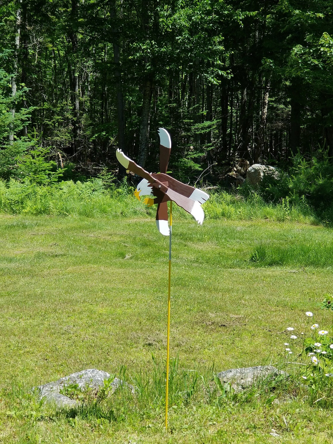 Bald Eagle Whirlybird Wind Spinner main image 0