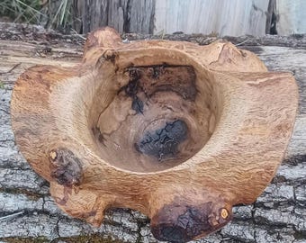 Custom Natural Oak Burl Centerpiece, heavy.