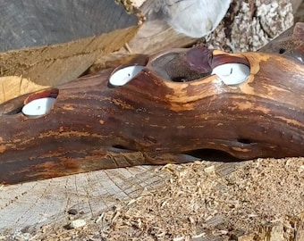RARE Custom Manzanita Tea Light Holder.