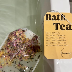 Bath tea bags, bath favors, herbal bath soak, gift for women, gift for mom, gift for her, party favor bags, bridesmaid