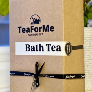Handmade Herbal Bath Tea with Epsom Salt & Shimmering Mica | Natural Flower Bath Soak image 20