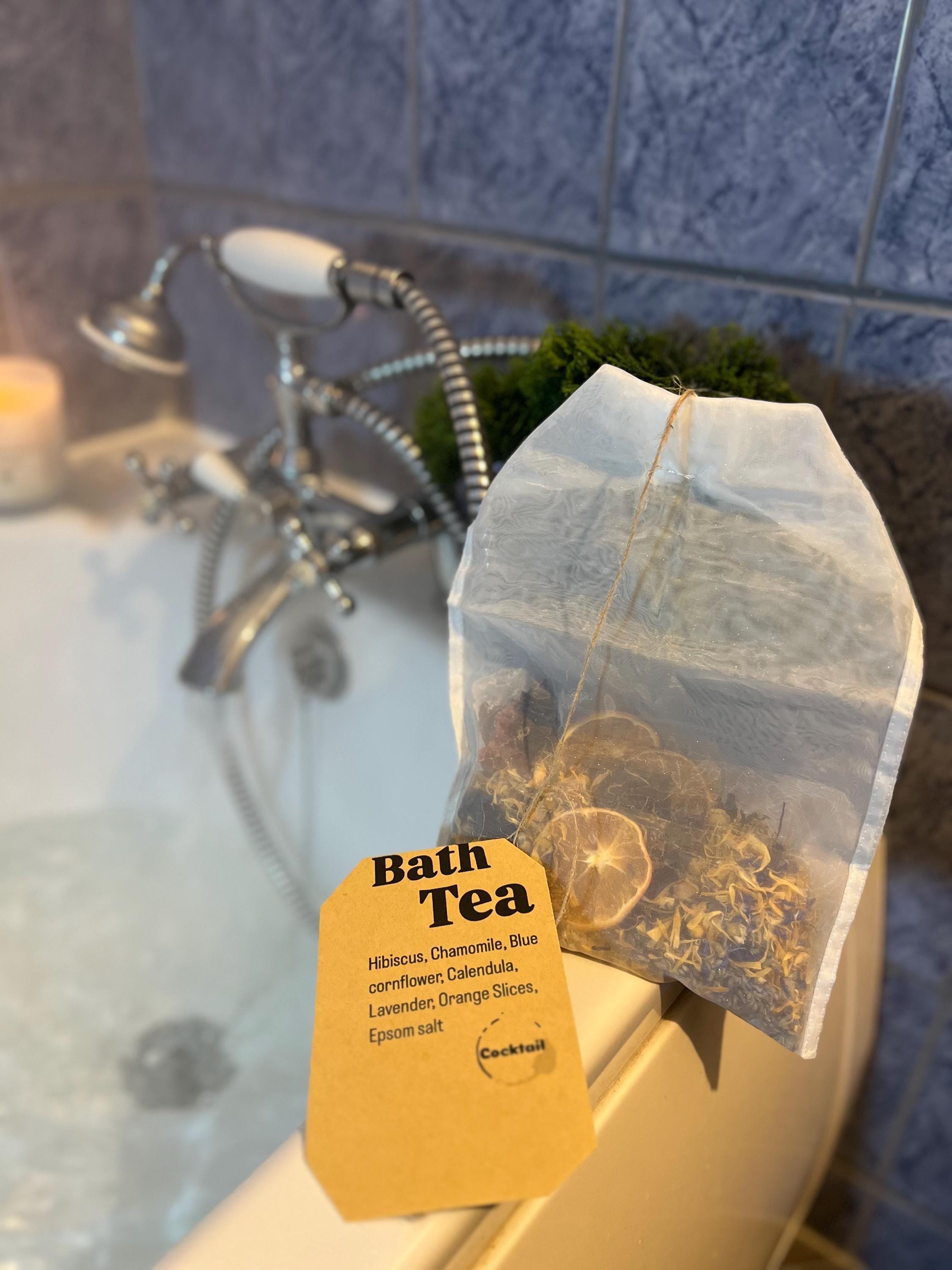 Handmade Herbal Bath Tea Bags: Natural Bath Soak Favors